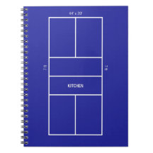 Diagrama da Quadra de Pickleball da Cozinha