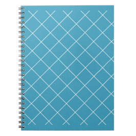 Caderno Espiral Diamond Pattern Aqua