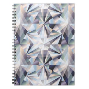Caderno Espiral Diamond, sem soldadura, ilustração da safra