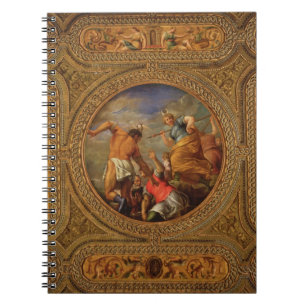 Caderno Espiral Diana e Actaeon, do teto da biblioteca