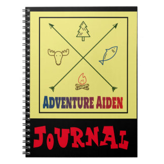 Caderno Espiral Diário Adventure Aiden