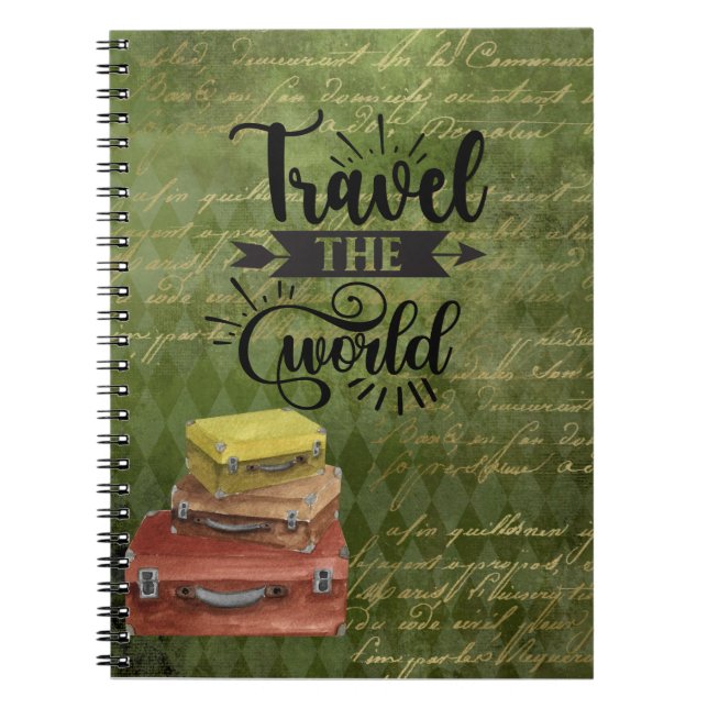 Caderno Espiral Diário Adventure Wanderlust (Frente)