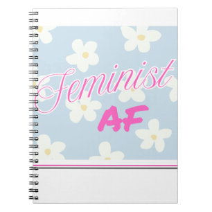 Caderno Espiral Diário AF feminista