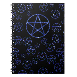 Caderno Espiral Diário Azul Pentágono 80 Páginas Vinculadas do