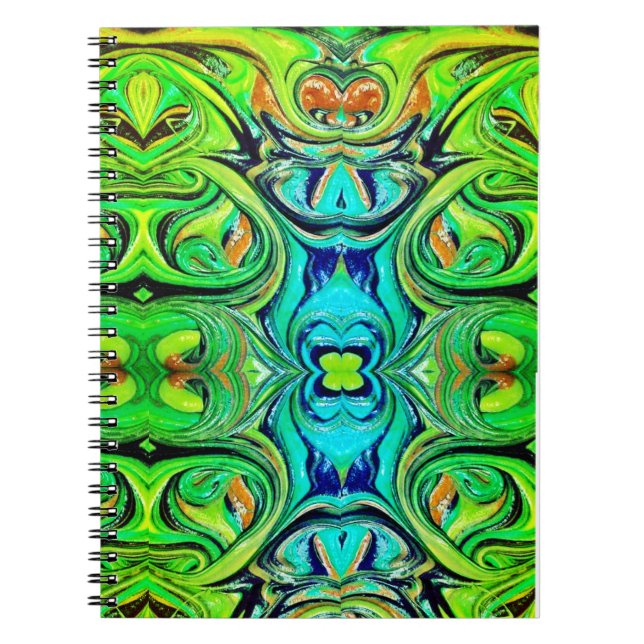 Caderno Espiral diário Birthdaycake (Frente)