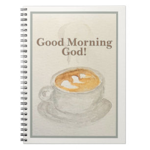 Caderno Espiral Diário: Bom Dia Deus — Oferta Matinal