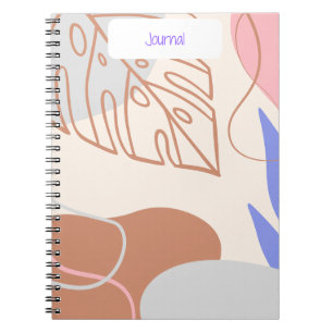 Caderno Espiral Diário Botânico de Escape Tropical