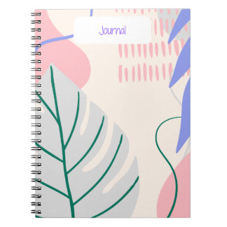 Caderno Espiral Diário Botânico Lush Summer