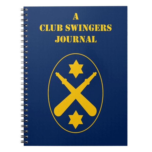 Caderno Espiral Diário Club Swingers (Frente)