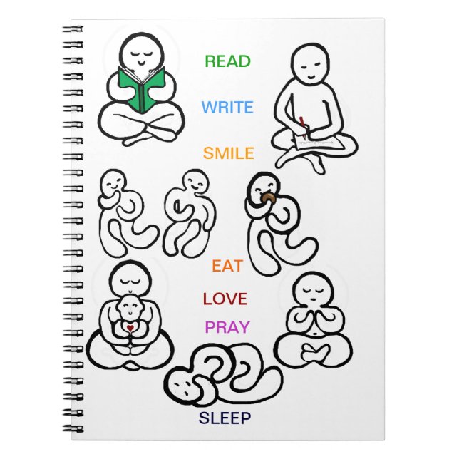 Caderno Espiral diário criativo (Frente)