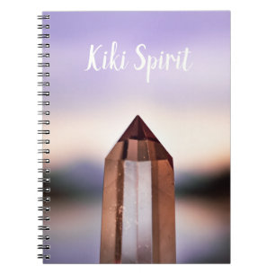Caderno Espiral Diário Cristal Personalizado