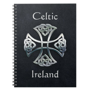 Caderno Espiral Diário Cruzado Celta Personalizável