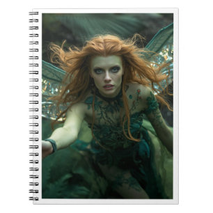 Caderno Espiral Diário da Deusa Alienígena Mística – Inspirado na
