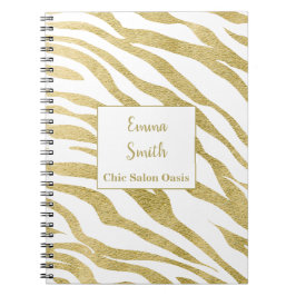 Caderno Espiral Diário da Golden Beauty Salon