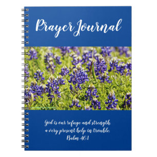 Caderno Espiral Diário da oração dos Bluebonnets