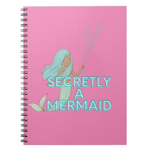 Caderno Espiral Diário da Sereia Negra (Frente)
