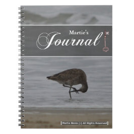 Caderno Espiral Diário de Arcos Sandpiper