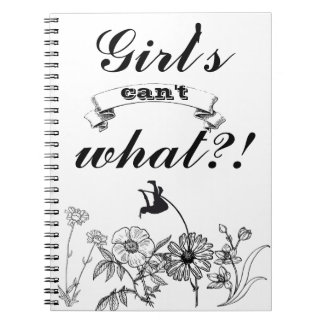 Caderno Espiral diário de cofre de pole