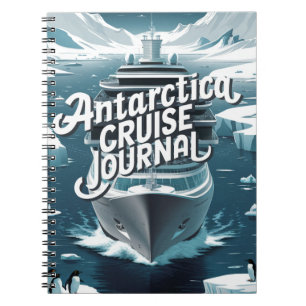 Caderno Espiral Diário de Cruzeiro na Antártida