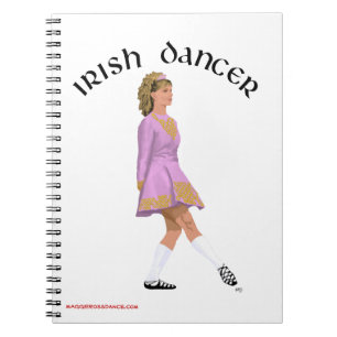 Caderno Espiral Diário de Dançarino Irlandês - Sapato Macio