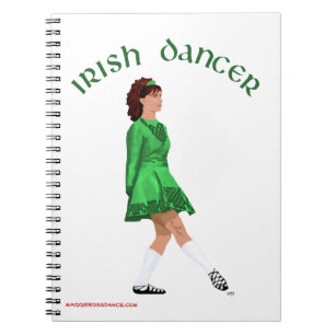 Caderno Espiral Diário de Dançarino Irlandês - Soft Shoe