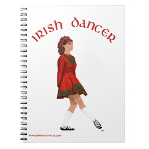 Caderno Espiral Diário de Dançarino Irlandês - Soft Shoe