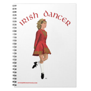 Caderno Espiral Diário de Dançarino Irlandês - Soft Shoe