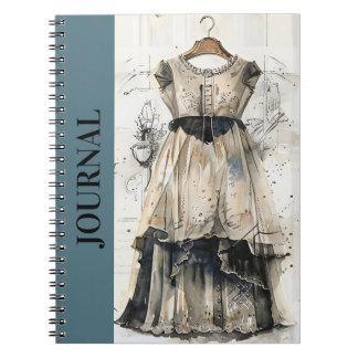 Caderno Espiral Diário de Diário de Vestido Preto - LBD Antigo