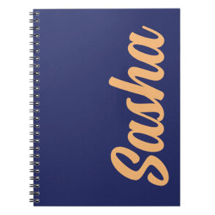 Caderno Espiral Diário de Escrevendo de Bloco de Notas de Nome Per