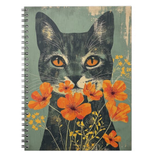 Caderno Espiral Diário De Gato, Notebook De Gato, Gato Gato
