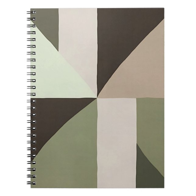 Caderno Espiral Diário de Geometria Orgânica (Frente)