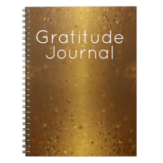 Caderno Espiral Diário de Gratidão com Design Elegante