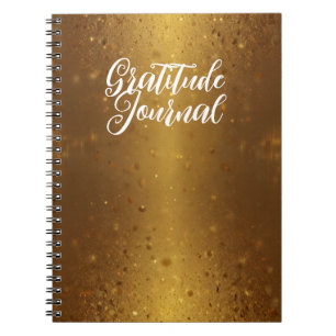 Caderno Espiral Diário de Gratidão com Design Elegante