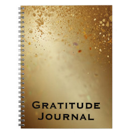 Caderno Espiral Diário de Gratidão de Design Elegante
