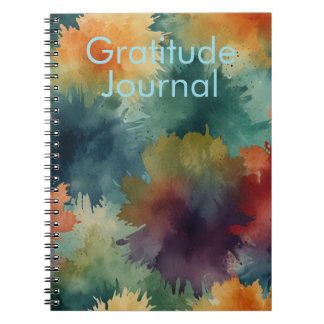 Caderno Espiral Diário de Gratidão de Design Elegante