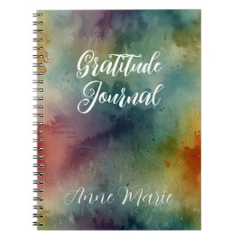 Caderno Espiral Diário de Gratidão Diária | Reflexão Consciente 