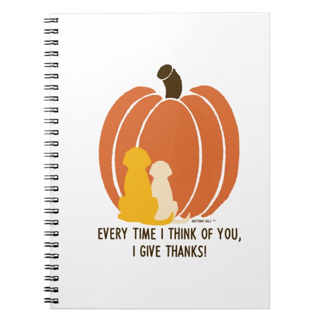 Caderno Espiral Diário de Gratidão para Crianças ou Pentes de Cach (Frente)