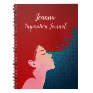 Caderno Espiral Diário de Inspiração Personalizado