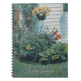 Caderno Espiral Diário de jardinagem
