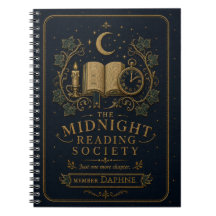 Diário de Leitor Personalizado da Dark Academia