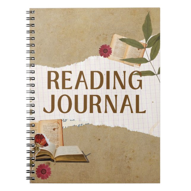 Caderno Espiral Diário de leitura (Frente)