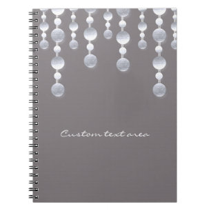 Caderno Espiral Diário de Notebook Chic do Mirror Glam Glamor da c