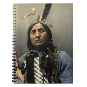 CADERNO ESPIRAL DIÁRIO DE NOTEBOOK INDIANO AMERICANO