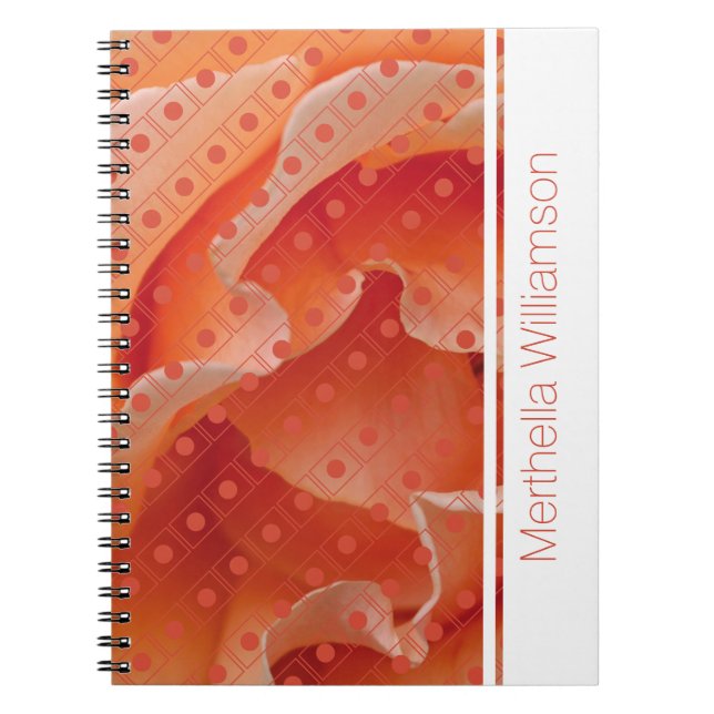 Caderno Espiral Diário de notebook personalizado para Bolinhas de  (Frente)