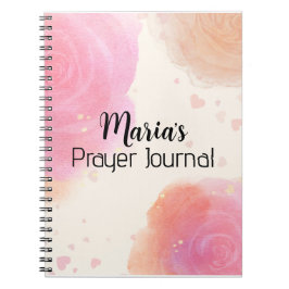 Caderno Espiral Diário de oração cristã