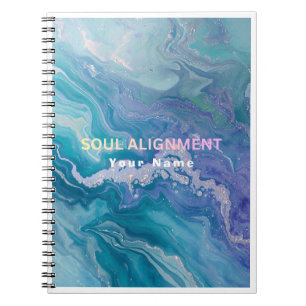Caderno Espiral Diário de Oração de Alinhamento da Alma Personaliz