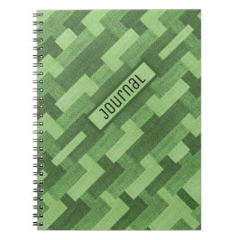 Caderno Espiral Diário de oração do padrão verde
