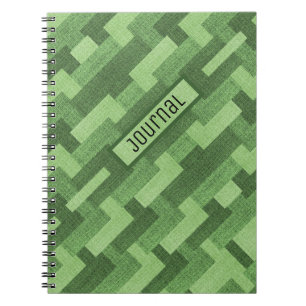 Caderno Espiral Diário de oração do padrão verde