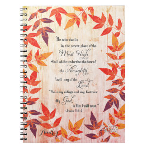 Caderno Espiral Diário de Oração Personalizada Versa de Bíblia