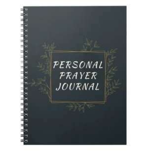 Caderno Espiral Diário de oração pessoal
